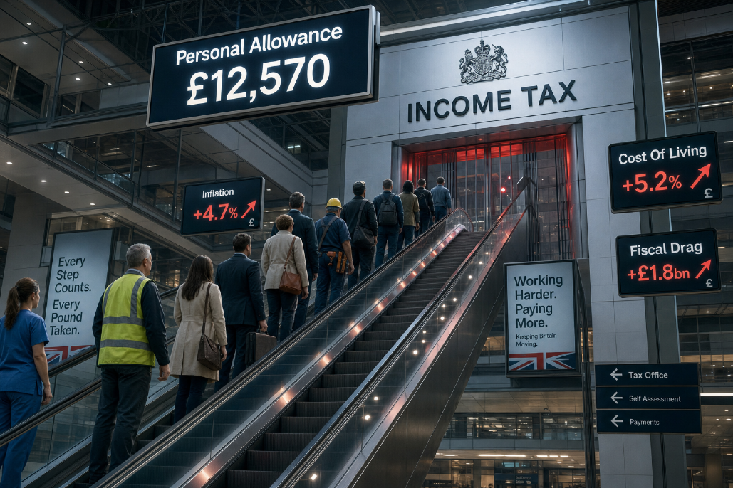 Chancellor Faces Pressure Over Personal Tax Thresholds Change to 18K