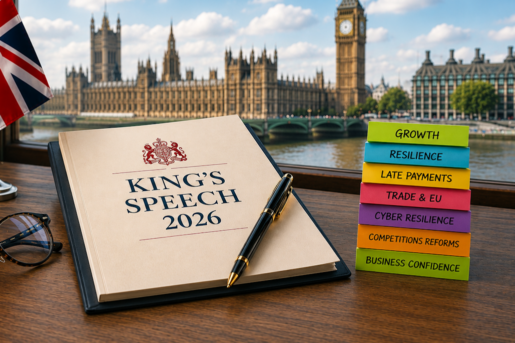 What are the key business takeaways from the 2026 King's Speech?