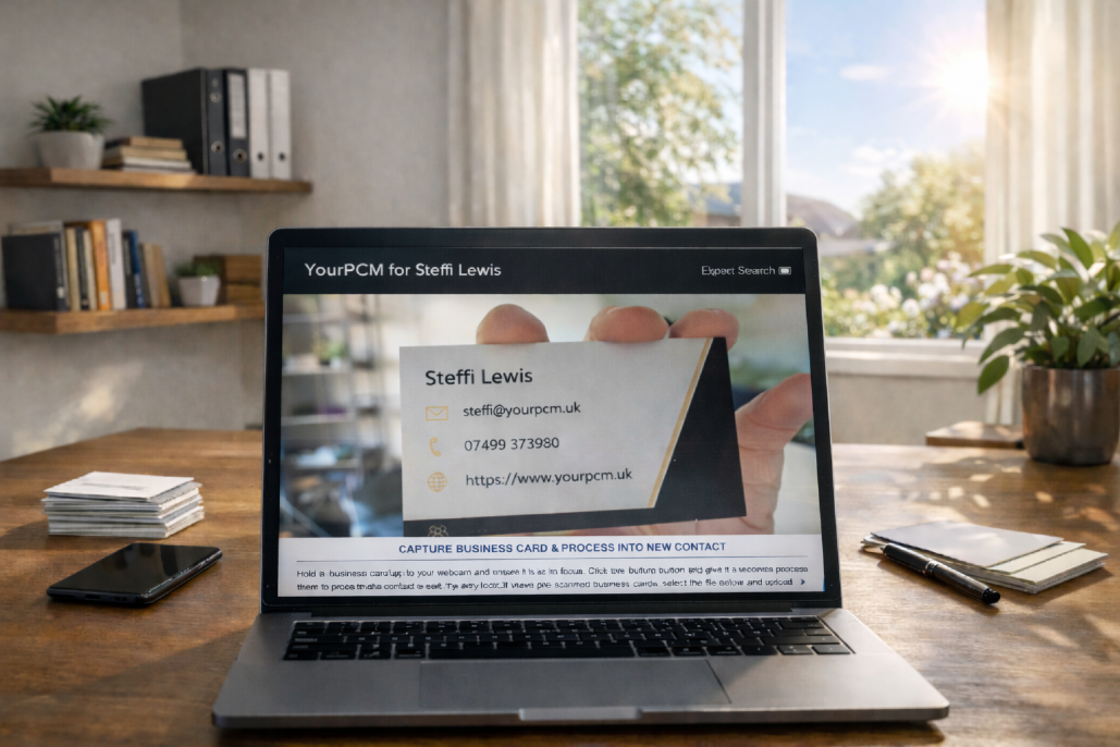 With YourPCM, you can go from business card to potential new client in minutes