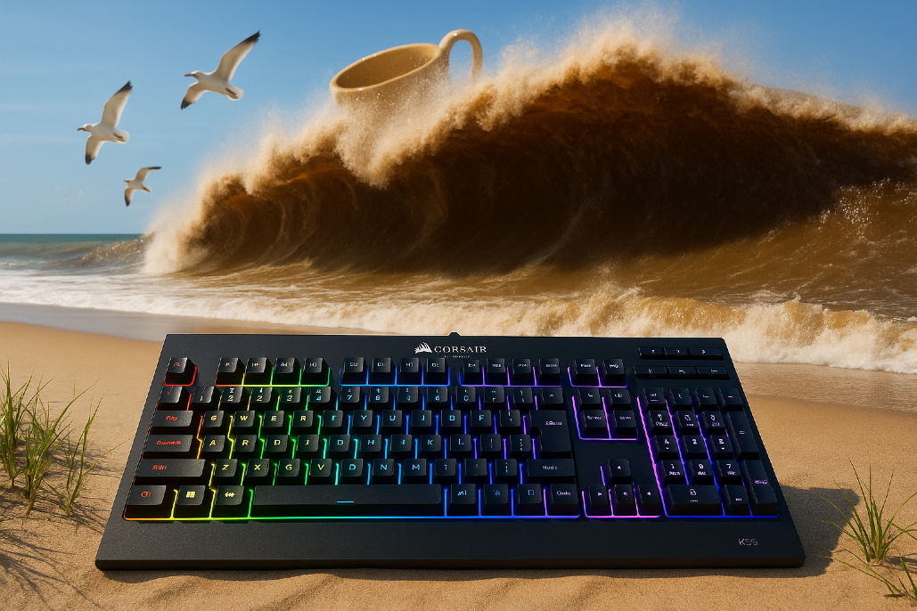 A Funny Story About My Keyboard And A Coffee Tsunami