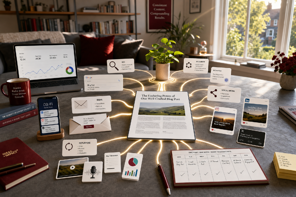 Why one blog post can power your entire marketing week