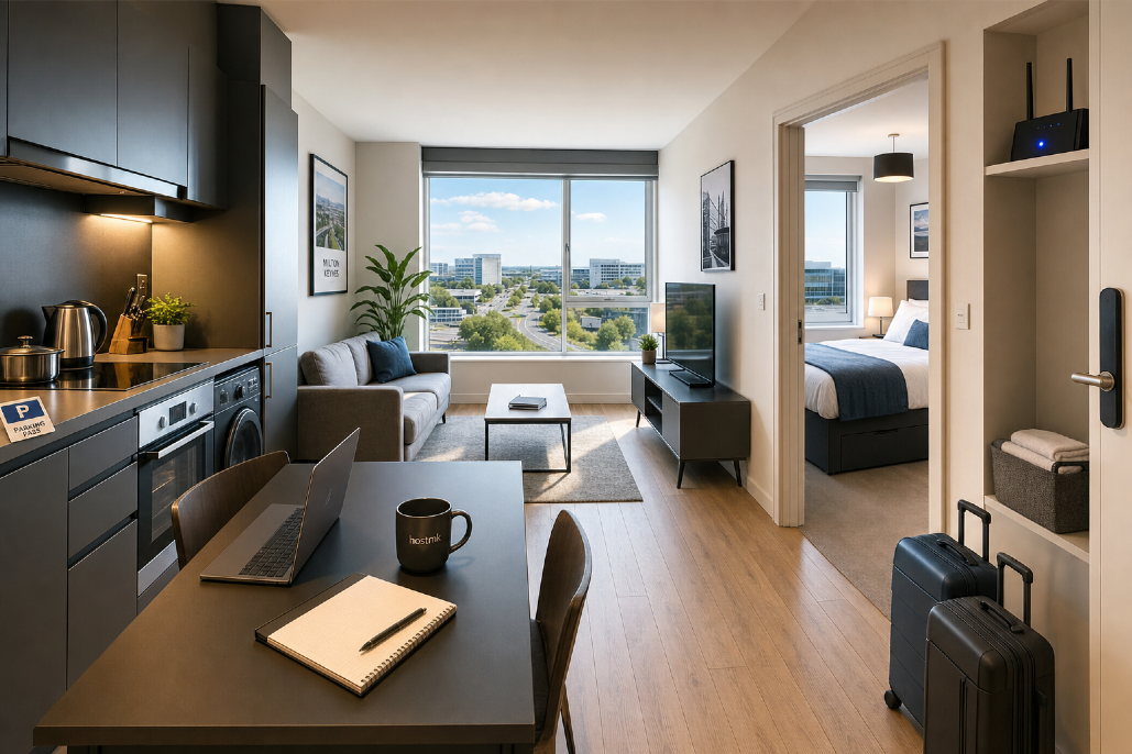 Serviced accommodation for contractors in Milton Keynes