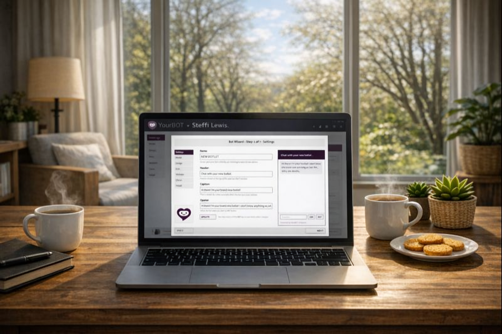Small Business Owners: The new YourBOT wizard makes building your chatbot even easier!