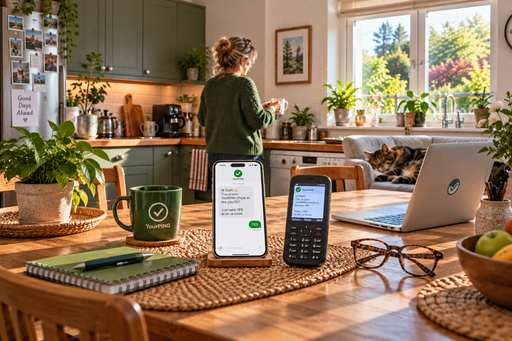 What is a daily reassurance check in and how does it work?